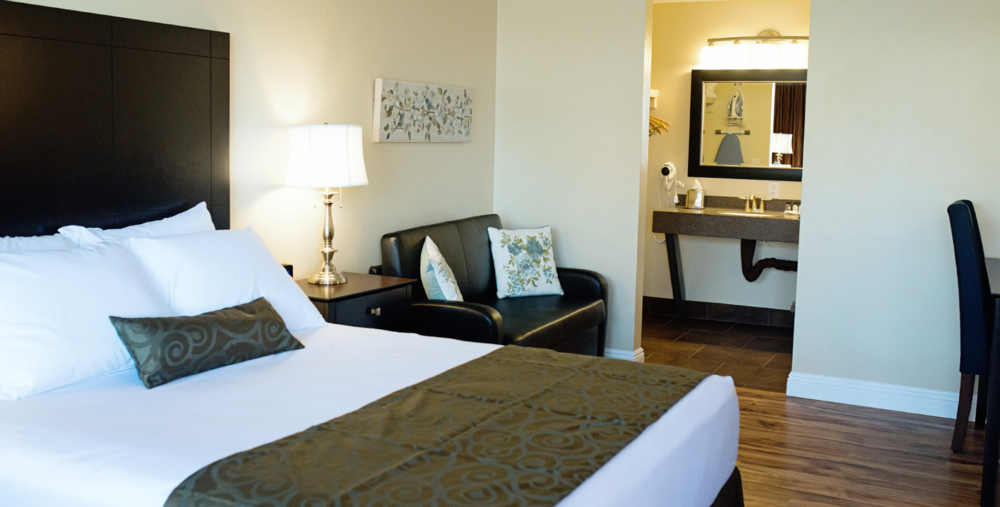 Renovated guest room